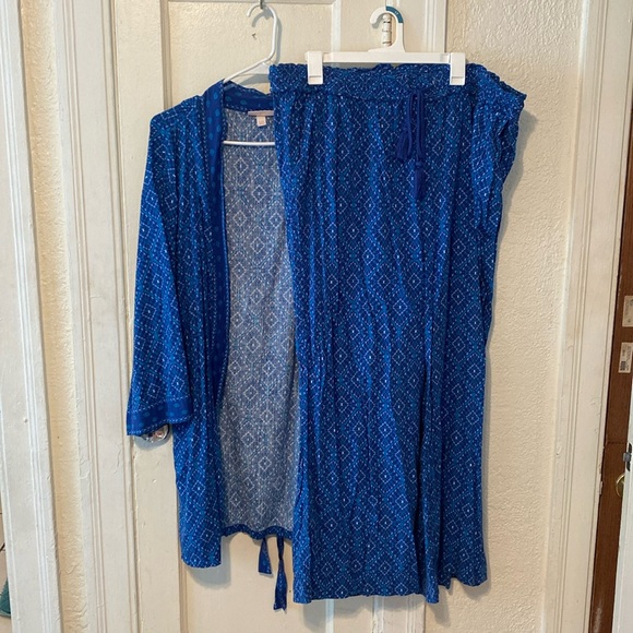 Knox Rose Blue Matching Set (Top & Pants) - Picture 2 of 3